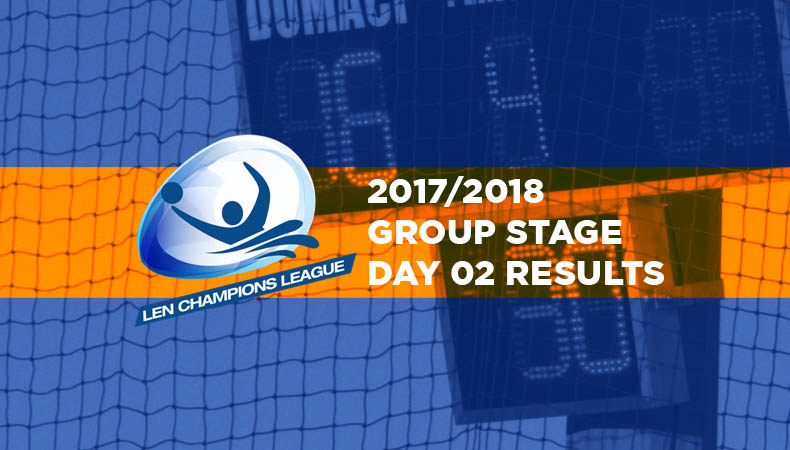 LEN-champions-league-2017-2018-Group Stage Day 02 Results