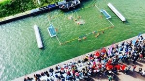 Beach Water Polo on the Rivers of Utrecht, Netherlands!
